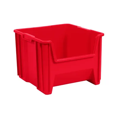 Stak-N-Store Bin 13018RED, 17.5"x16.5"x12.5"