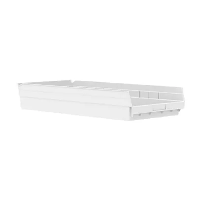 Shelf Bin 30174WHITE, 23.63"x11.13"x4"