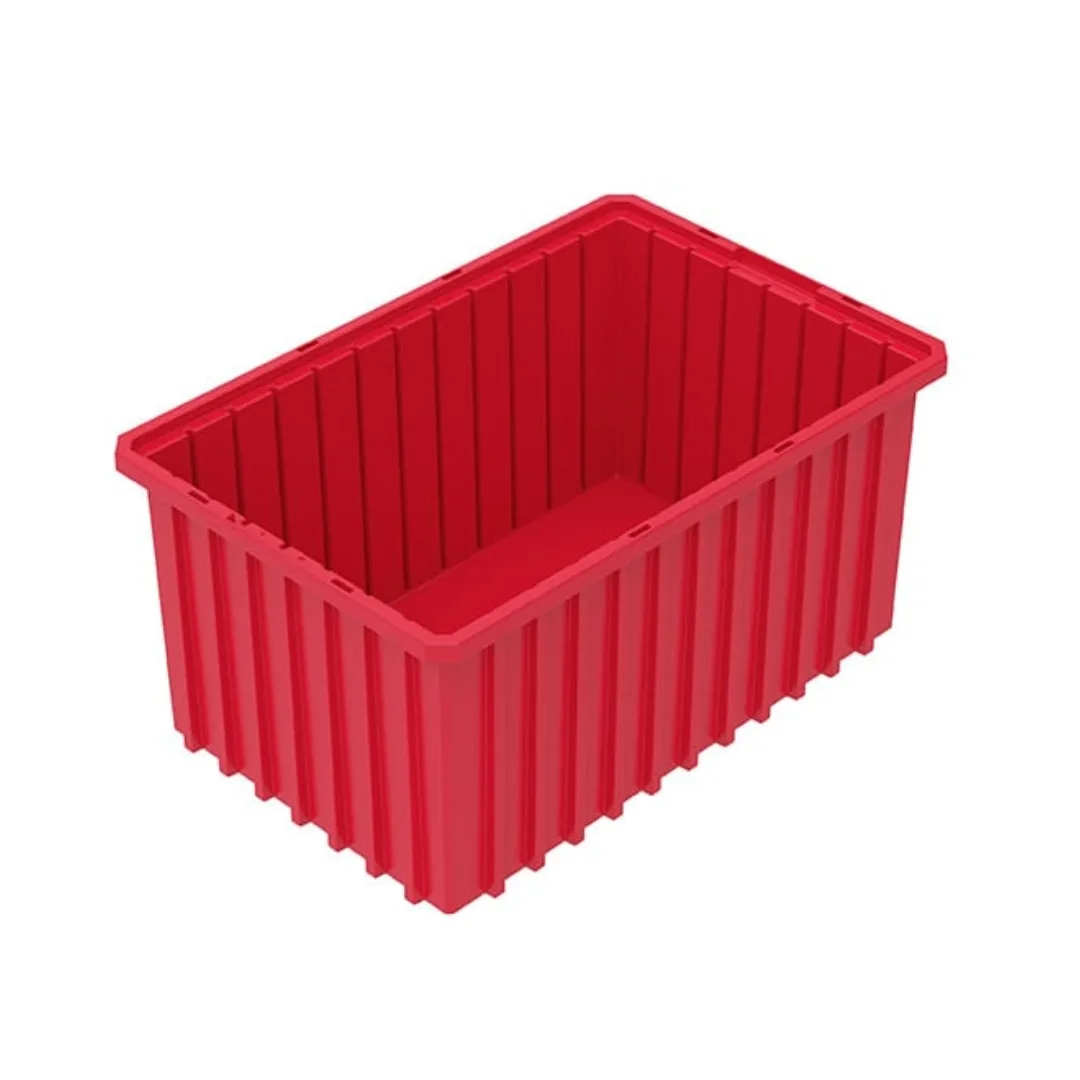 Akro-Mils 33168RED Akro-Grid Dividable Plastic Storage Boxes