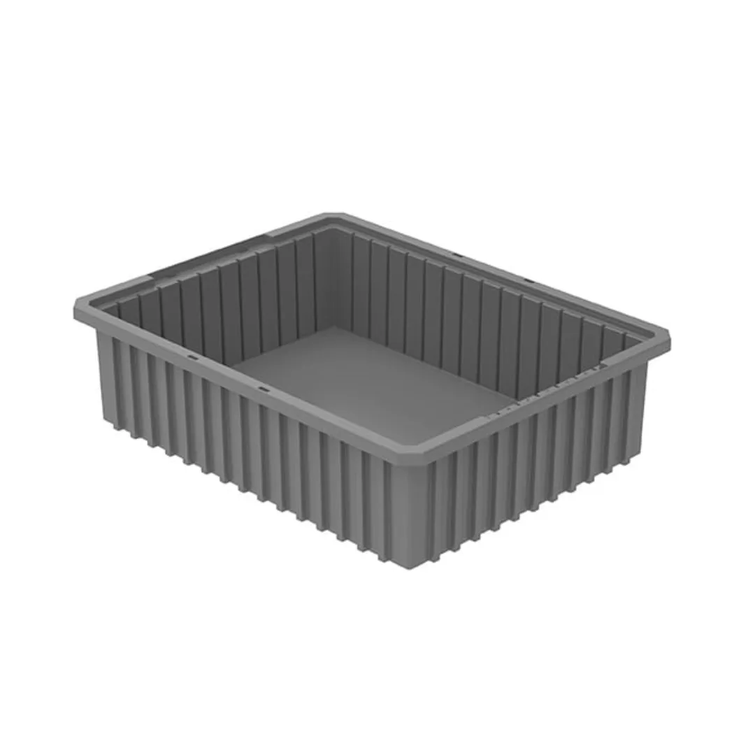 Akro-Mils 33226GREY Akro-Grid Dividable Plastic Storage Boxes