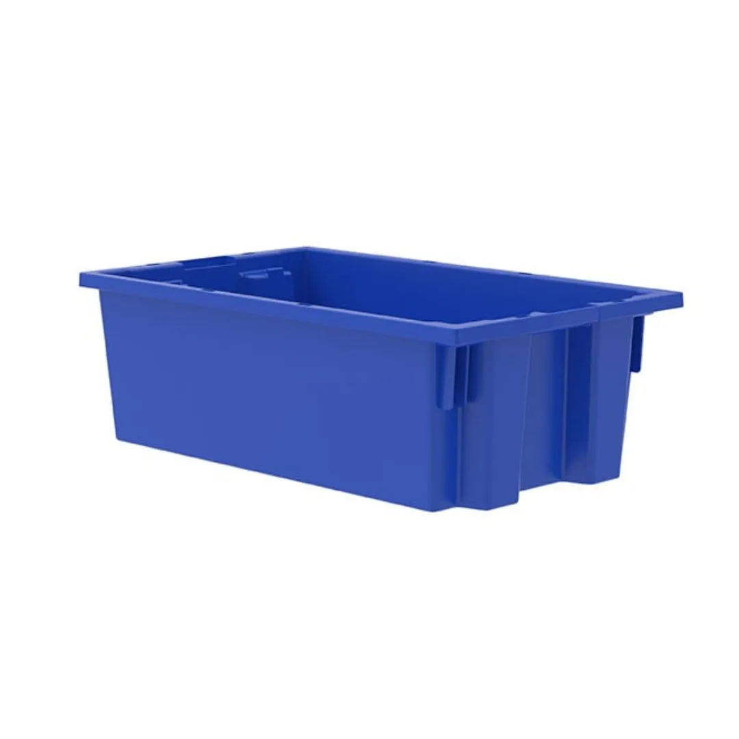 Akro-Mils 35180BLUE Nest & Stack Tote