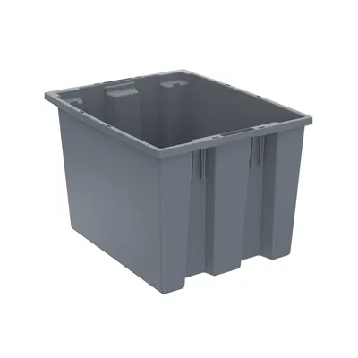 Nest & Stack Tote 35195GREY, 19.5"x15.5"x13"