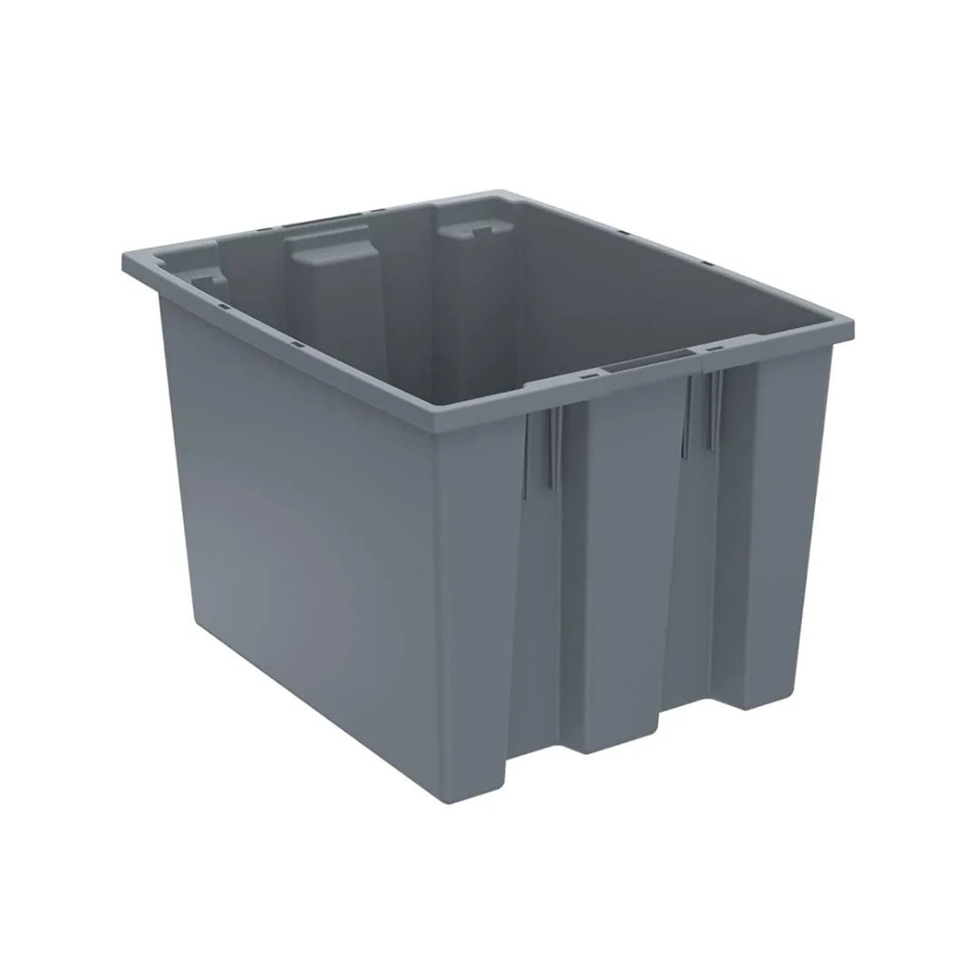 Akro-Mils 35195GREY Nest & Stack Tote