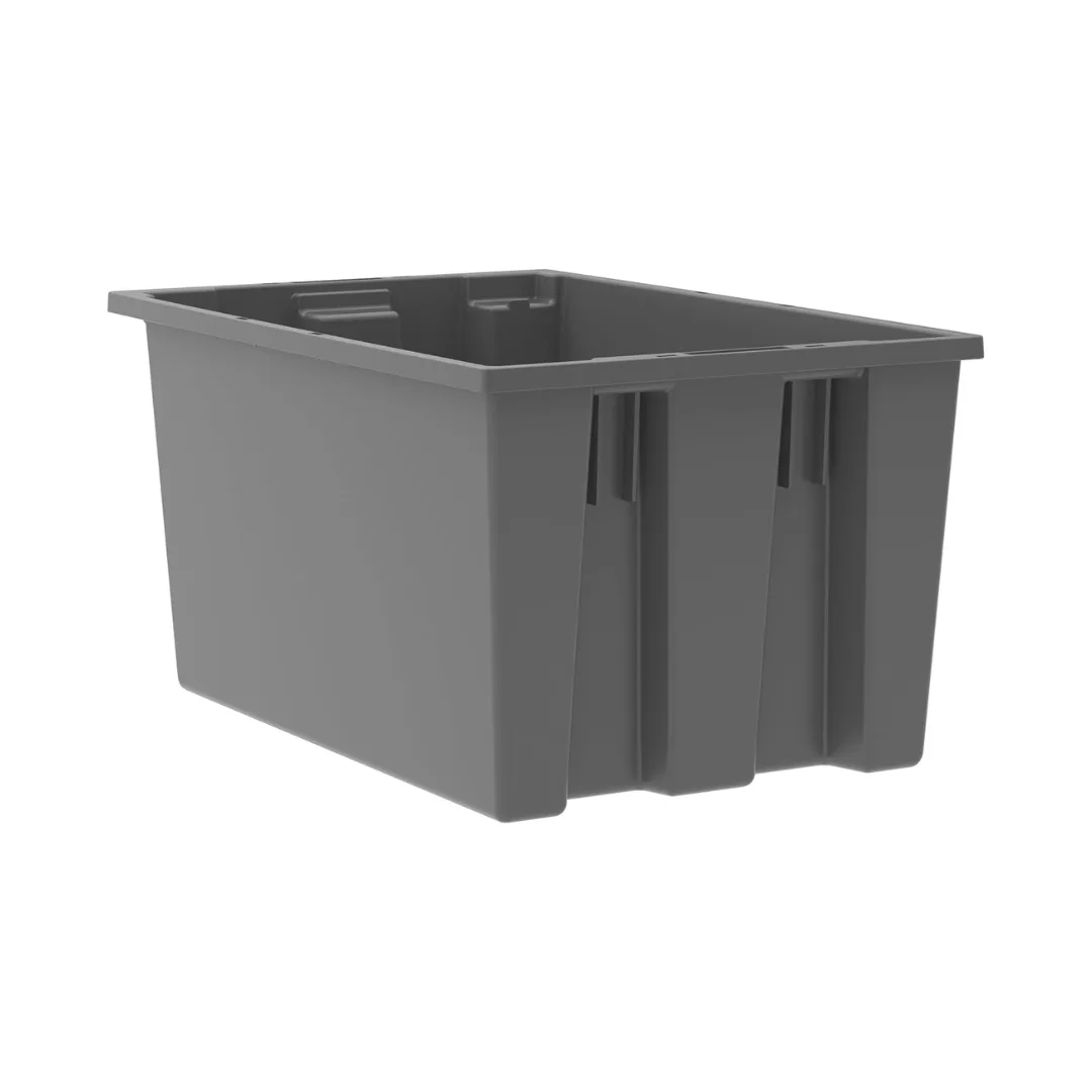 Akro-Mils 35240GREY Nest & Stack Tote