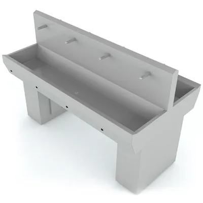 Elpress Double Wash Basins Sensor Operated 4 Tap Unit