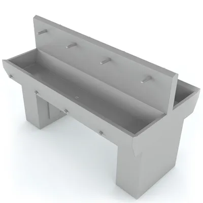 Elpress Double Wash Basins Knee Operated 4 Tap Unit (1)