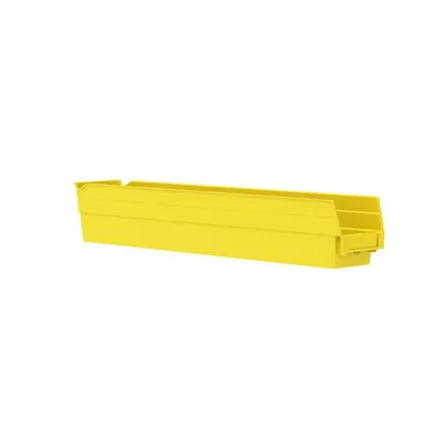 Shelf Bin 30124YELLOW, 23.63"x4.13"x4"