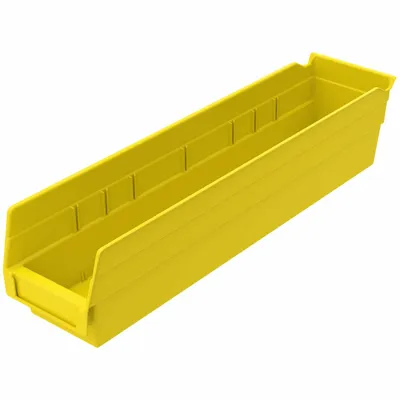 Shelf Bin 30128YELLOW, 17.88"x4.13"x4"