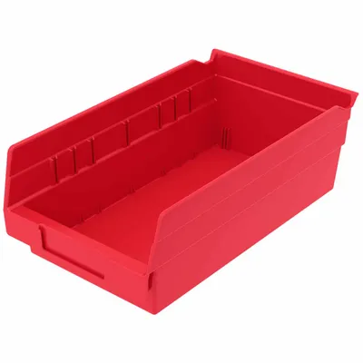 Shelf Bin 30130RED, 11.63"x6.63"x4"