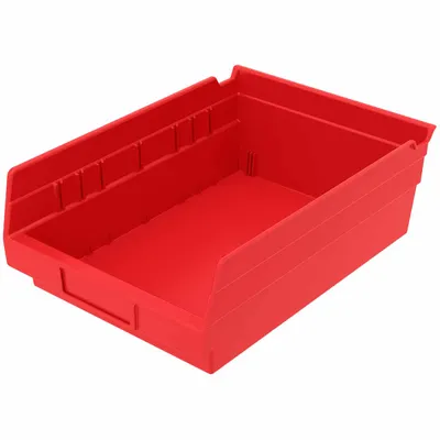 Shelf Bin 30150RED, 11.63"x8.38"x4"