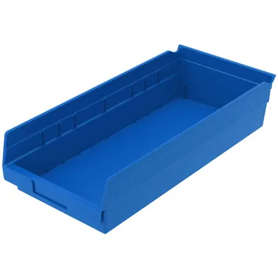 Shelf Bin 30158BLUE, 17.88"x8.38"x4"