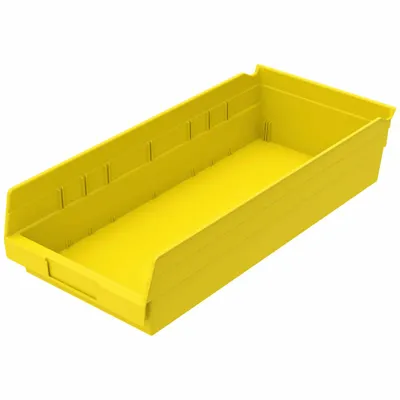 Shelf Bin 30158YELLOW, 17.88"x8.38"x4"