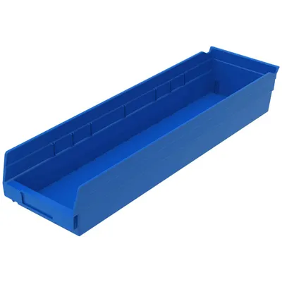 Shelf Bin 30164BLUE, 23.63"x6.63"x4"