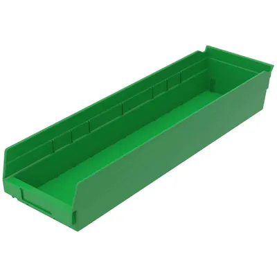 Shelf Bin 30164GREEN, 23.63"x6.63"x4"