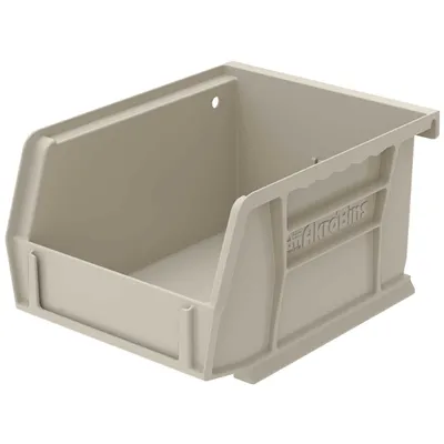 AkroBins Plastic Storage Bin 30210STONE, 5.38"x4.13"x3"