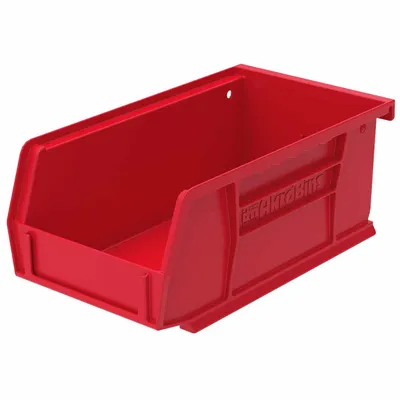 AkroBins Plastic Storage Bin 30220RED, 7.38"x4.13"x3"