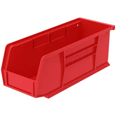 AkroBins Plastic Storage Bin 30224RED, 10.88"x4.13"x4"