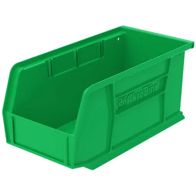 AkroBins Plastic Storage Bin 30230GREEN, 10.88"x5.5"x5"