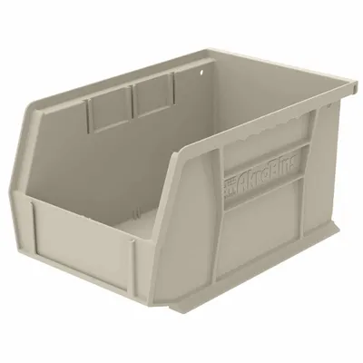 AkroBins Plastic Storage Bin 30237STONE, 19.25"x6"x5"