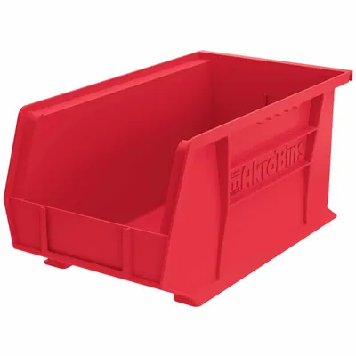 AkroBins Plastic Storage Bin 30240RED, 14.75"x8.13"x7"