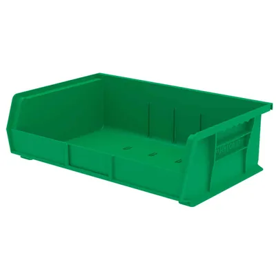 AkroBins Plastic Storage Bin 30255GREEN, 10.88"x16.5"x5"
