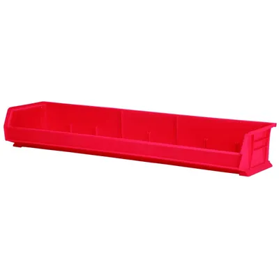 AkroBins Plastic Storage Bin 30320RED, 8.63"x33"x5"