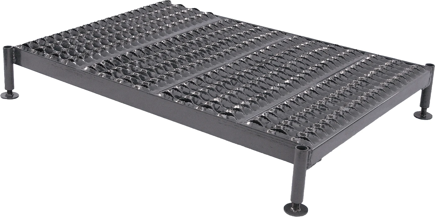 Ballymore Work Platform, 5–8" adjustable height, 24" base, 24" long platform, serrated tread