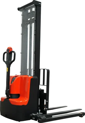 Ballymore Stacker, fully powered, straddle leg, 138" lift, 2200 lb capacity