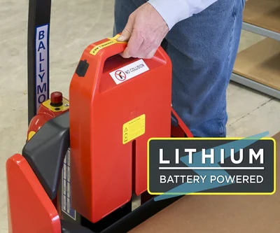 Ballymore Pallet Jack, self-propelled, lithium-ion, 21" x 48" forks, 4500 lb capacity — view 2