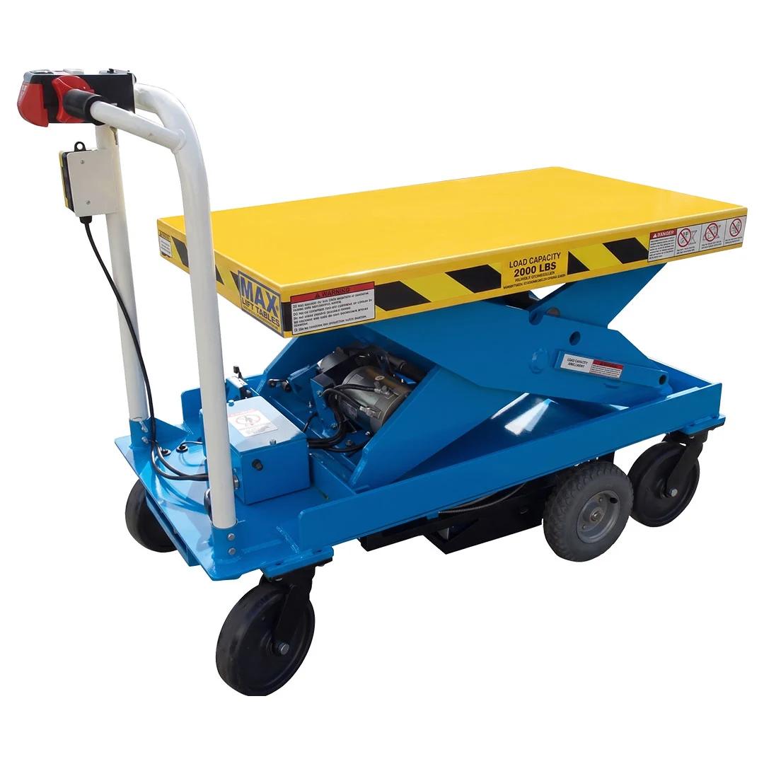 Ballymore Lift Table, 25" x 62" platform, hand controls, 2500 lb capacity
