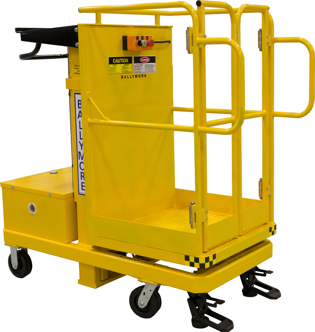 Ballymore BMML-9 Mini Merchandise Lift, 12' Yellow
