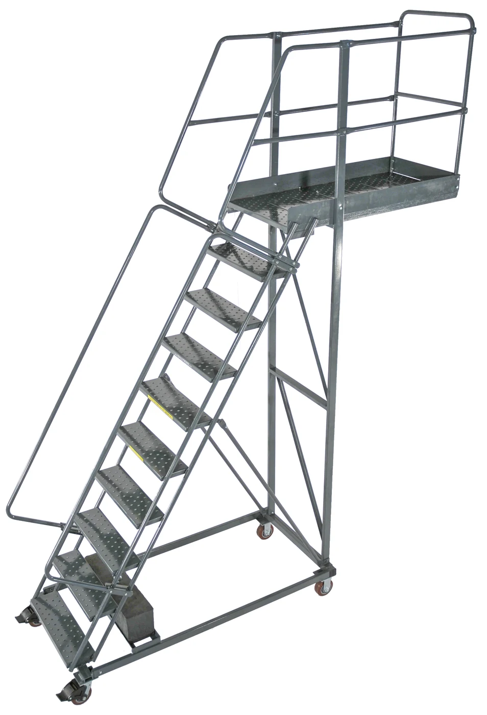 Ballymore 10-Step Cantilever Ladder, 32" base, 35" overhang