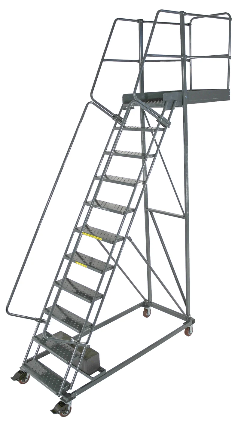Ballymore 11-Step Cantilever Ladder, 32" base, 35" overhang