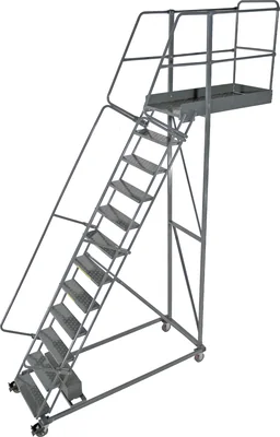 Ballymore 15-Step Cantilever Ladder, 40" base, 42" overhang