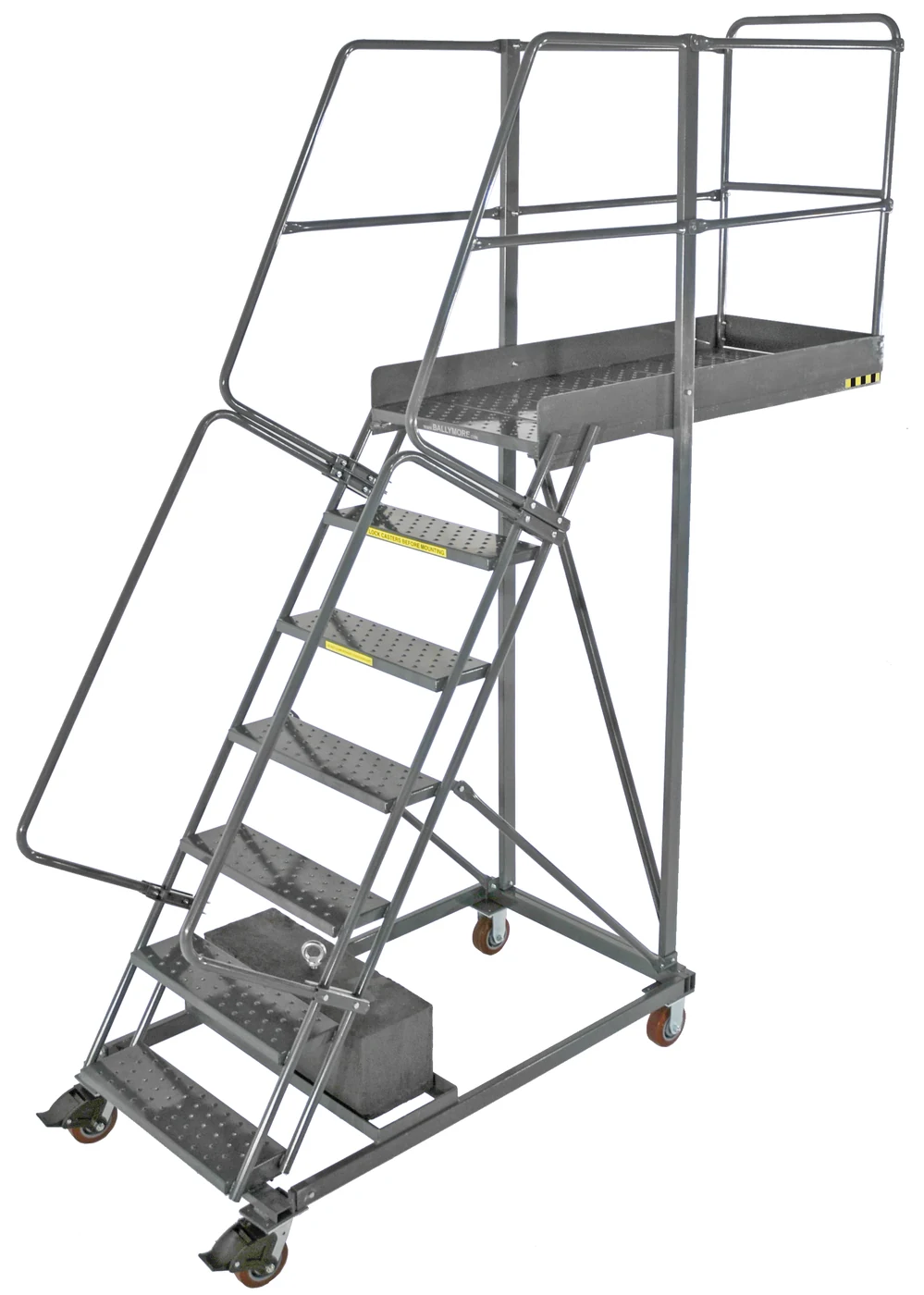 Ballymore 6-Step Cantilever Ladder, 32" base, 42" overhang