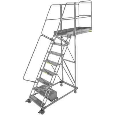 Ballymore CL-7-42 7-Step Heavy-Duty Steel Rolling Cantilever Ladder