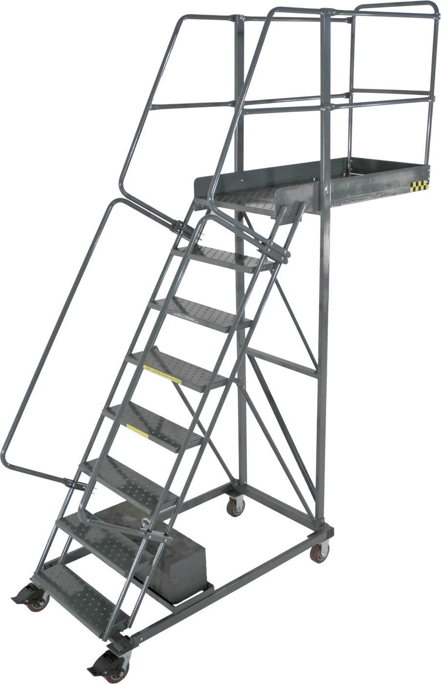 Ballymore 8-Step Cantilever Ladder, 32" base, 35" overhang