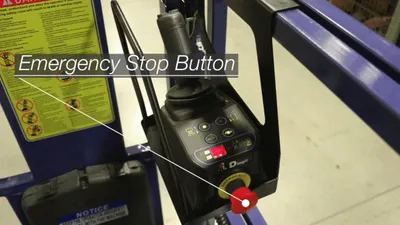 Ballymore DMSL-10 platform lift shown from an alternate angle