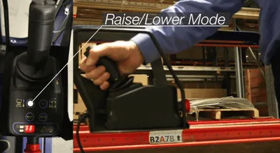 Ballymore DMSL-10 platform lift shown from an alternate angle