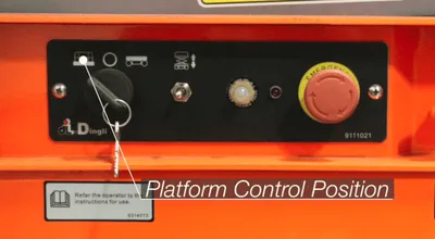 Ballymore DMSL-26(W) platform lift shown from an alternate angle