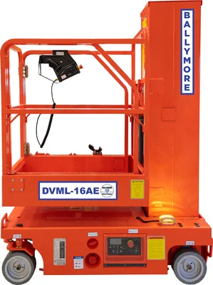 Ballymore DVML-16AE Ballymore Fully Electric Drivable Vertical Mast Lift, 15'5" Platform Height, 500 lb. Capacity