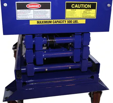 Ballymore MSL-12 platform lift shown from an alternate angle