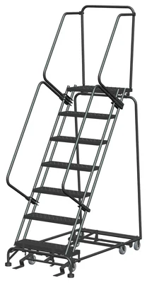 Ballymore All-Directional 7-Step Rolling Ladder, 32" base, 14" top step