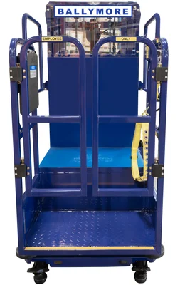 Ballymore PS-10 Ballymore Personnel Lift: Push-Around, Battery, 650 lb Load Capacity, 6 ft 4 in Closed Height — view 3