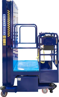 Ballymore PS-15 Ballymore Personnel Lift: Push-Around, Battery, 650 lb Load Capacity, 7 ft 6 in Closed Height — view 3