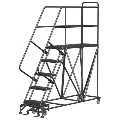 Ballymore SEP5-2448 rolling ladder shown from an alternate angle