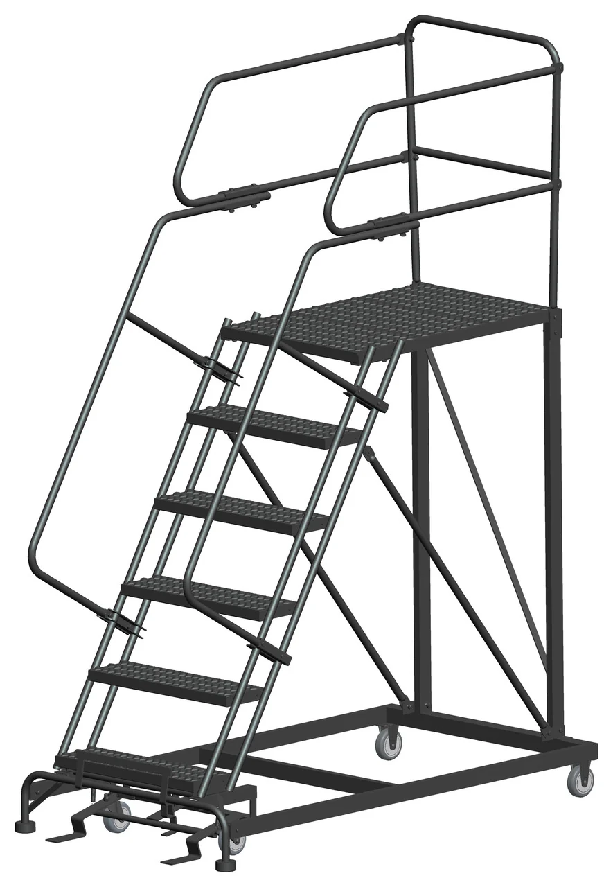 Ballymore 6-Step Single Entry Work Platform, 36" deep platform, 38" base