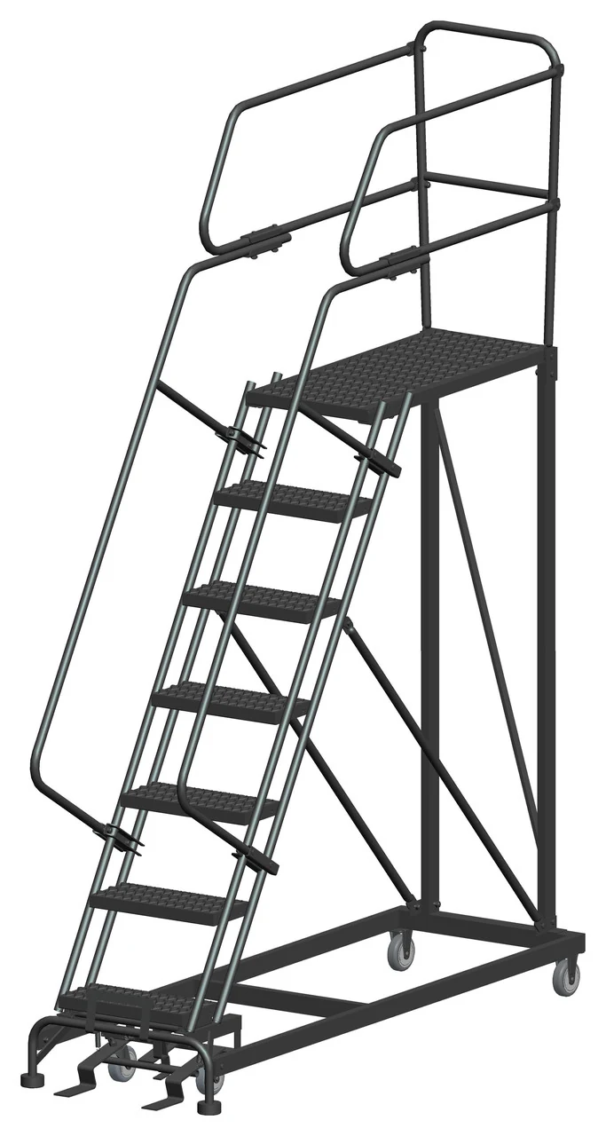 Ballymore 7-Step Single Entry Work Platform, 36" deep platform, 33" base