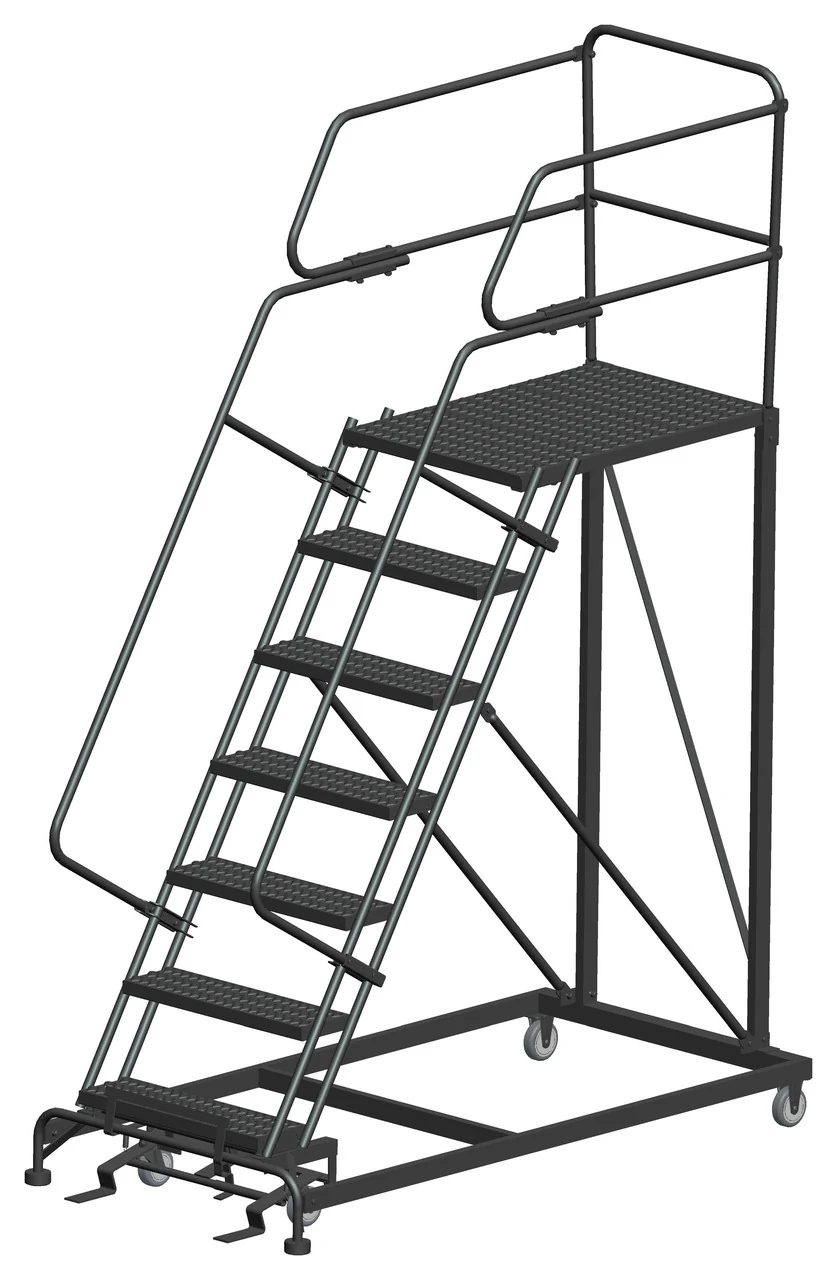 Ballymore 7-Step Single Entry Work Platform, 36" deep platform, 38" base