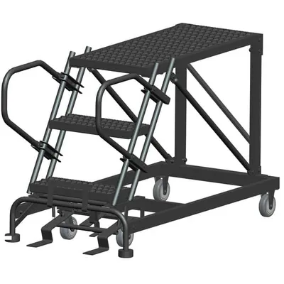 Ballymore SNR3-2436 3-Step Heavy-Duty Steel Mobile Work Platform